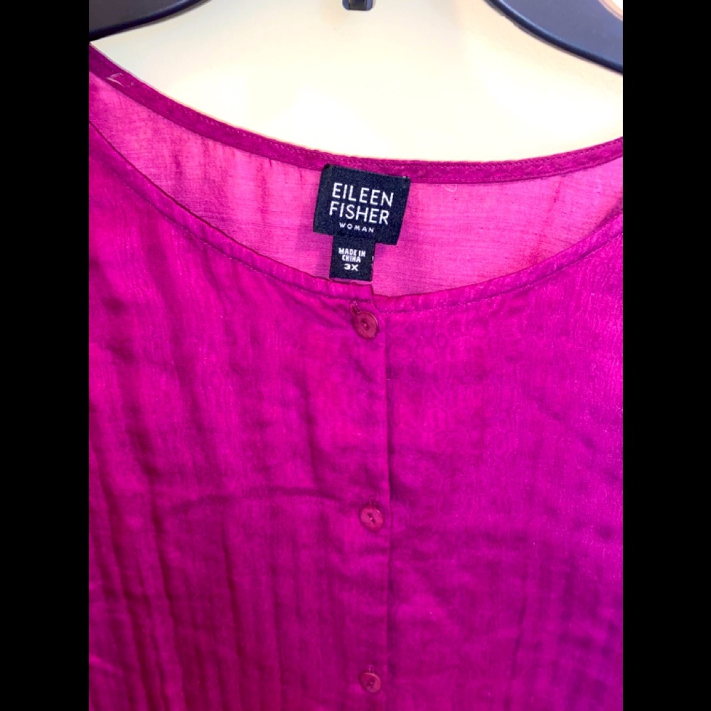 Eileen Fisher silk top, size 3x
